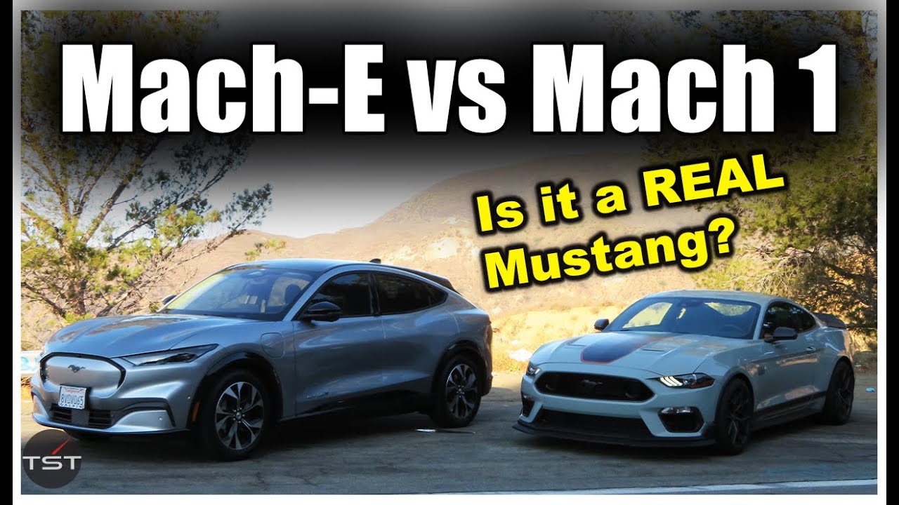 Насколько сильно электрический Mach-E похож на Mustang, если у вас есть ещё и новый Mach-1? — Два...