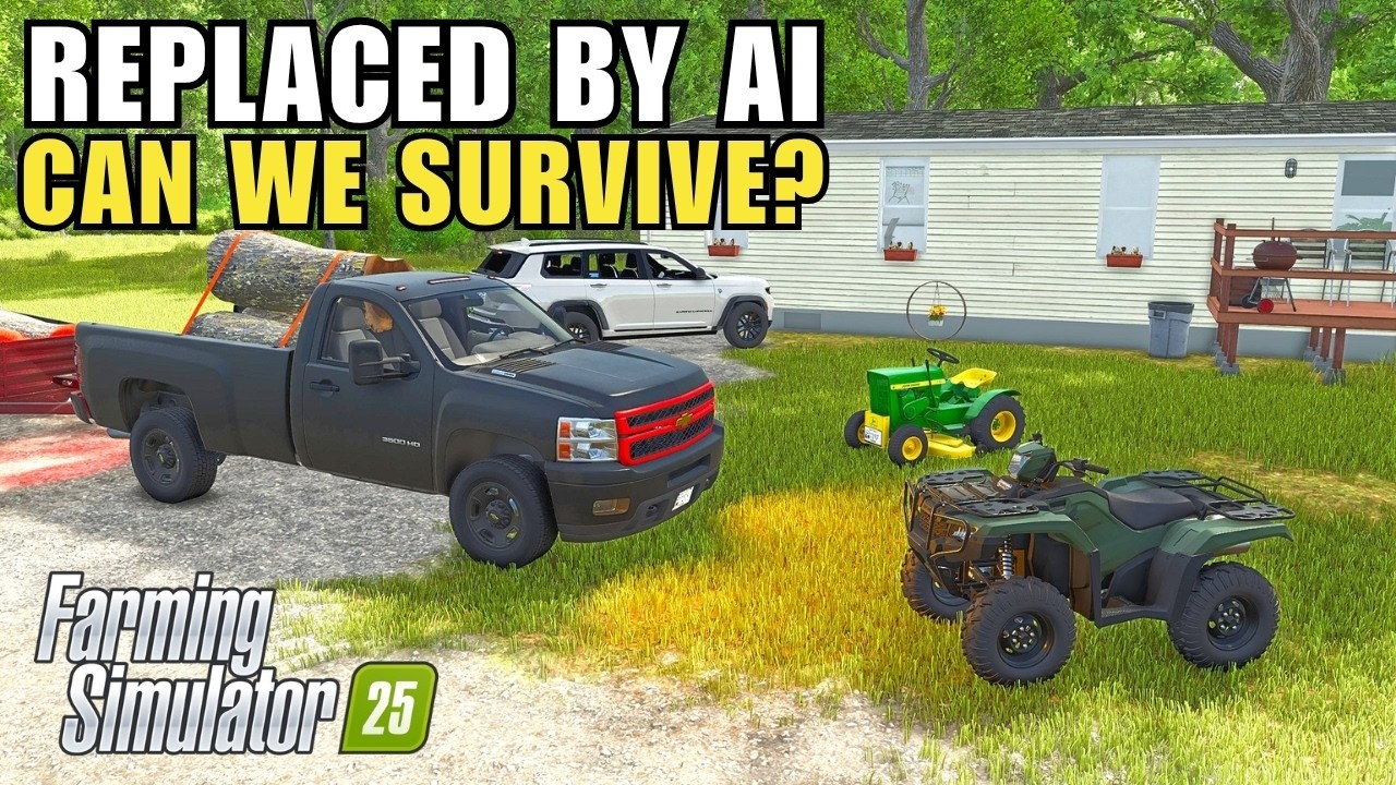 I Was Replaced By AI... Can We Survive Off Our Land?