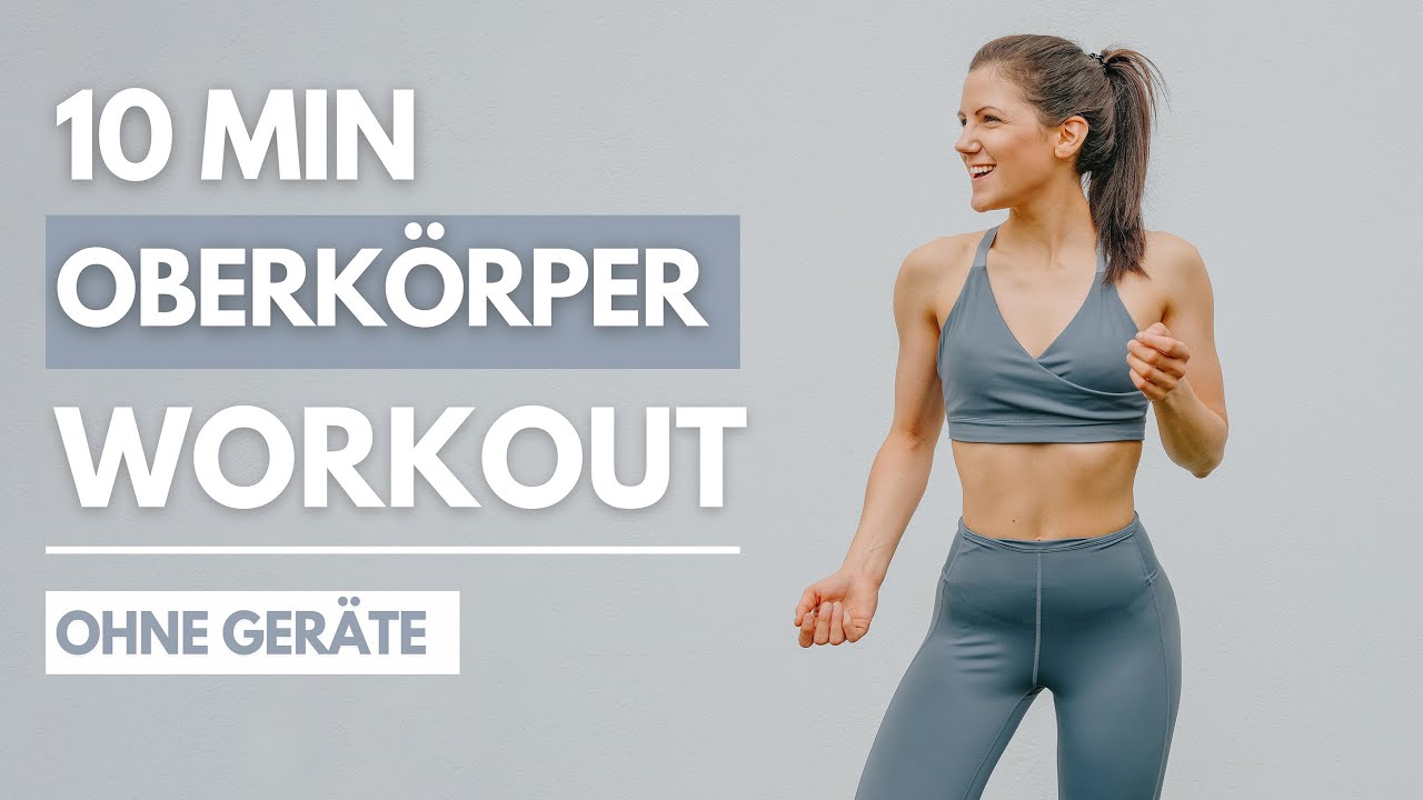 10 MIN Oberkörper Workout ohne Geräte | Oberkörper Home Workout mit den besten Übungen | Tina Halder