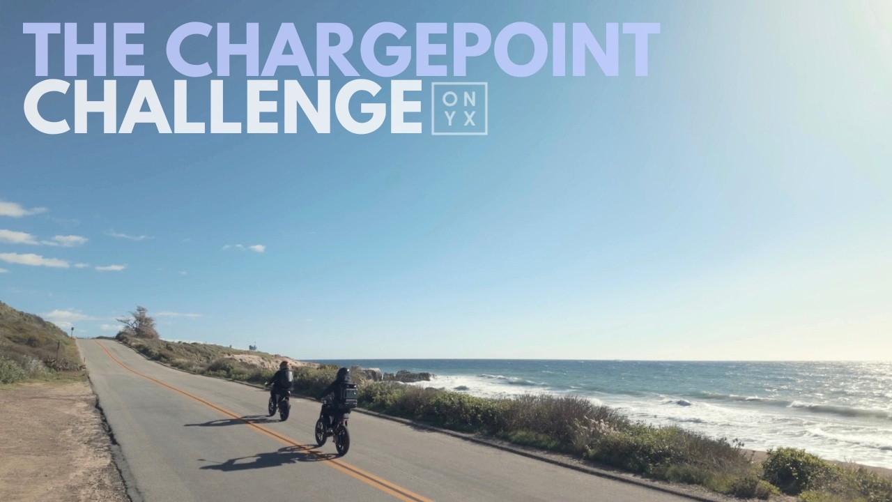 ONYX Motors ChargePoint Challenge 70 Mile Long Trip on Electric Motor Bikes
