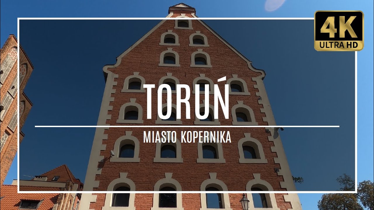 TORUŃ [4K]  - Nieziemskie miasto Kopernika … w dwa dni (street walk + dron)