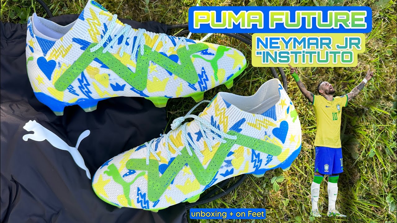 Puma Future Ultimate NJr Instituto | Neymar Jr Brazil Top-Scorer Boot unboxing 🇧🇷🔟💛💚💙