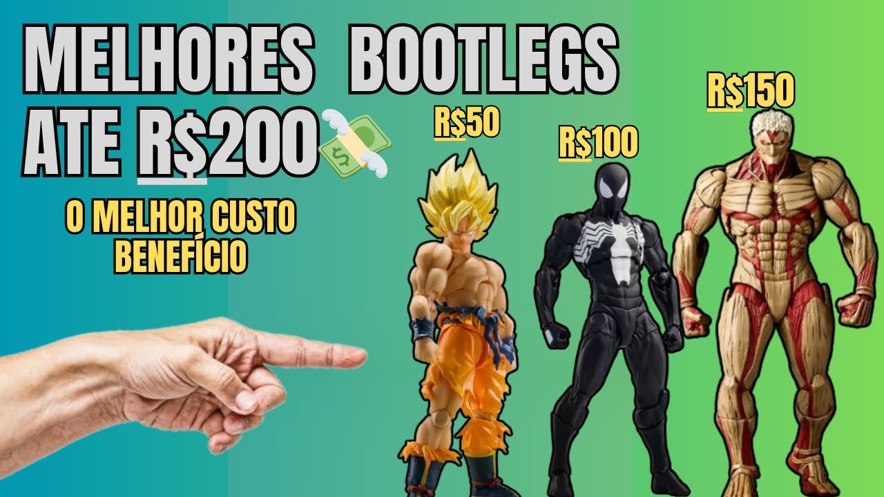 OS MELHORES ACTION FIGURES até R$200 💸 (melhor custo-benefício em 2025!)