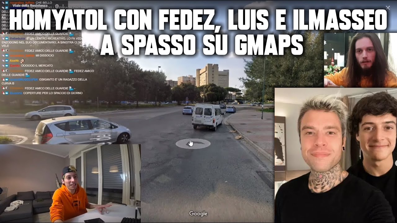 HOMYATOL con FEDEZ, LUIS, ILMASSEO ed ENKK - A SPASSO SU GMAPS