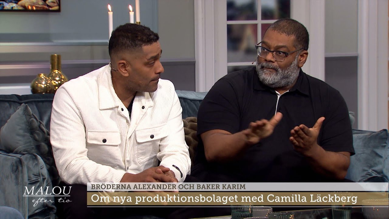 Bröderna Karim om att jobba ihop: ”Han experimenterade på mig” - Malou Efter tio (TV4)