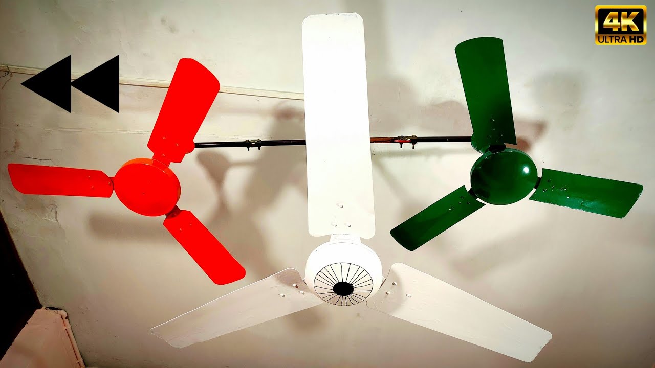 Indian Flag Ceiling Fan Falling/Wobble | in Reversed