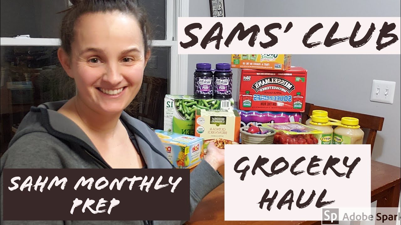 SAM'S CLUB GROCERY HAUL 2020 | SAM'S CLUB GROCERY PICKUP | Healthy Sam's Club Haul