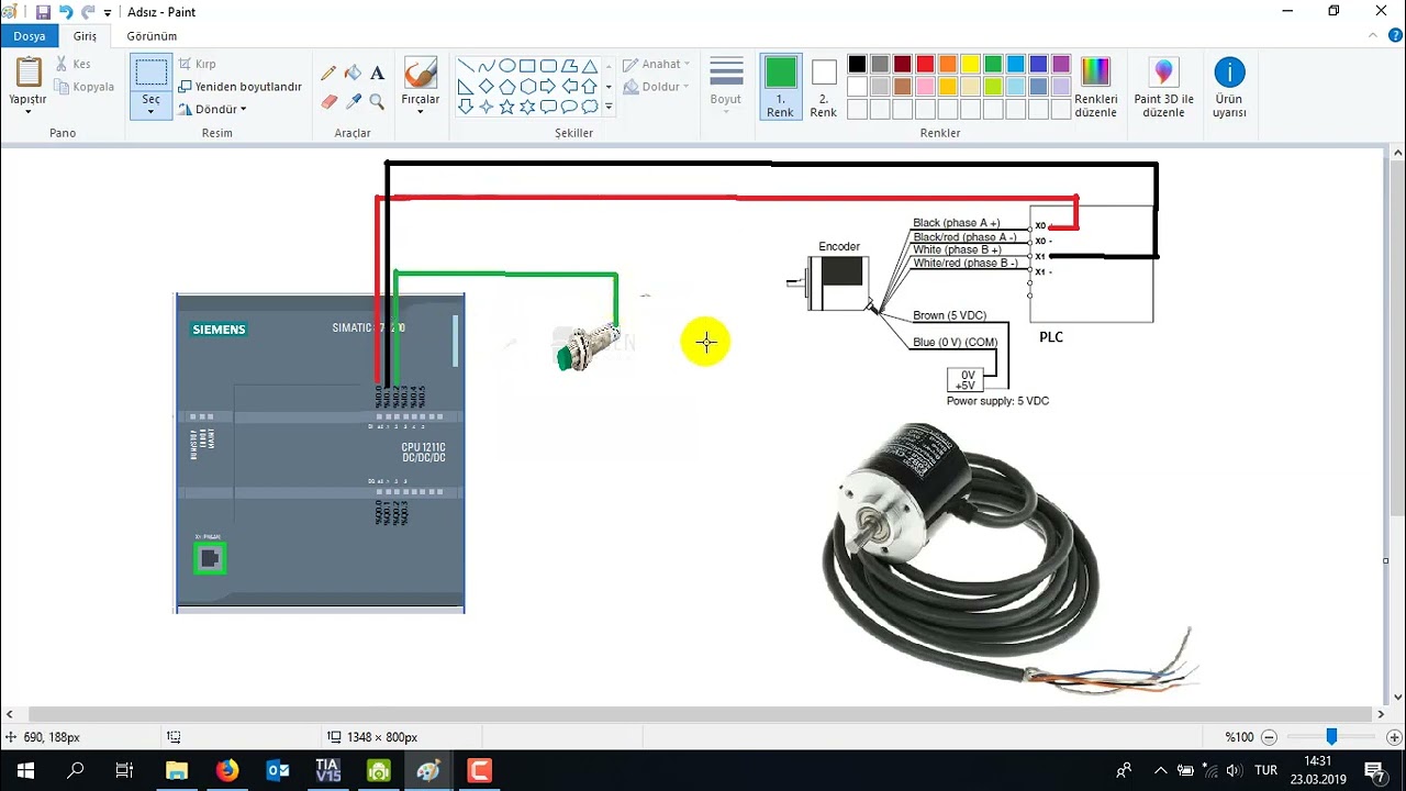 S7 1200 EGITIM  22 ENCODER HIGH SPEED COUNTER