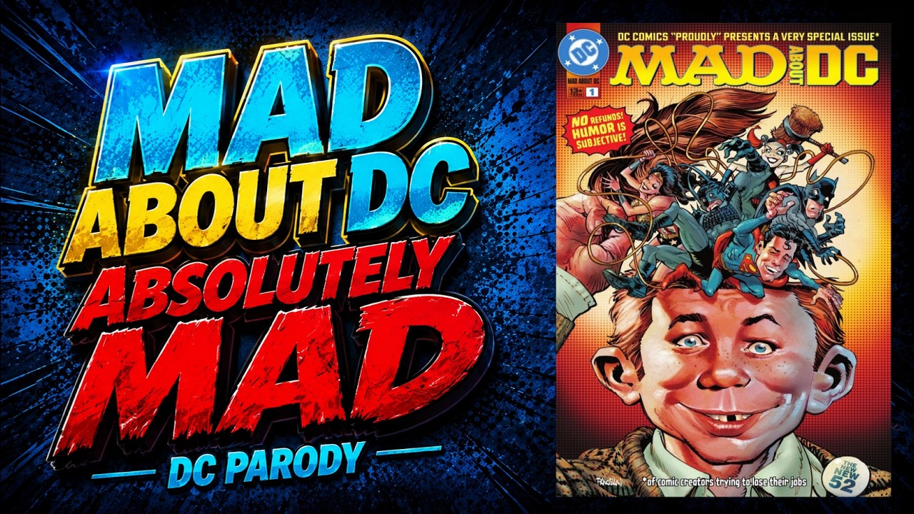 MAD About DC | Batman, Superman & MAD Madness | DC Comics Satire Ever