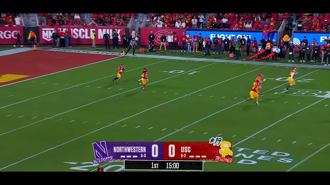 Northwestern @ #19 USC, Condensed Full Game - Week 11, 2025