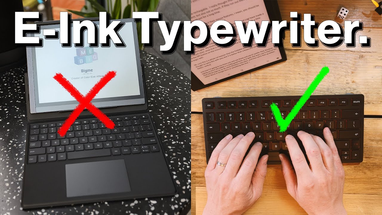 A KeyBoard Case or a Portable Keyboard, for an E-Ink Typewriter!