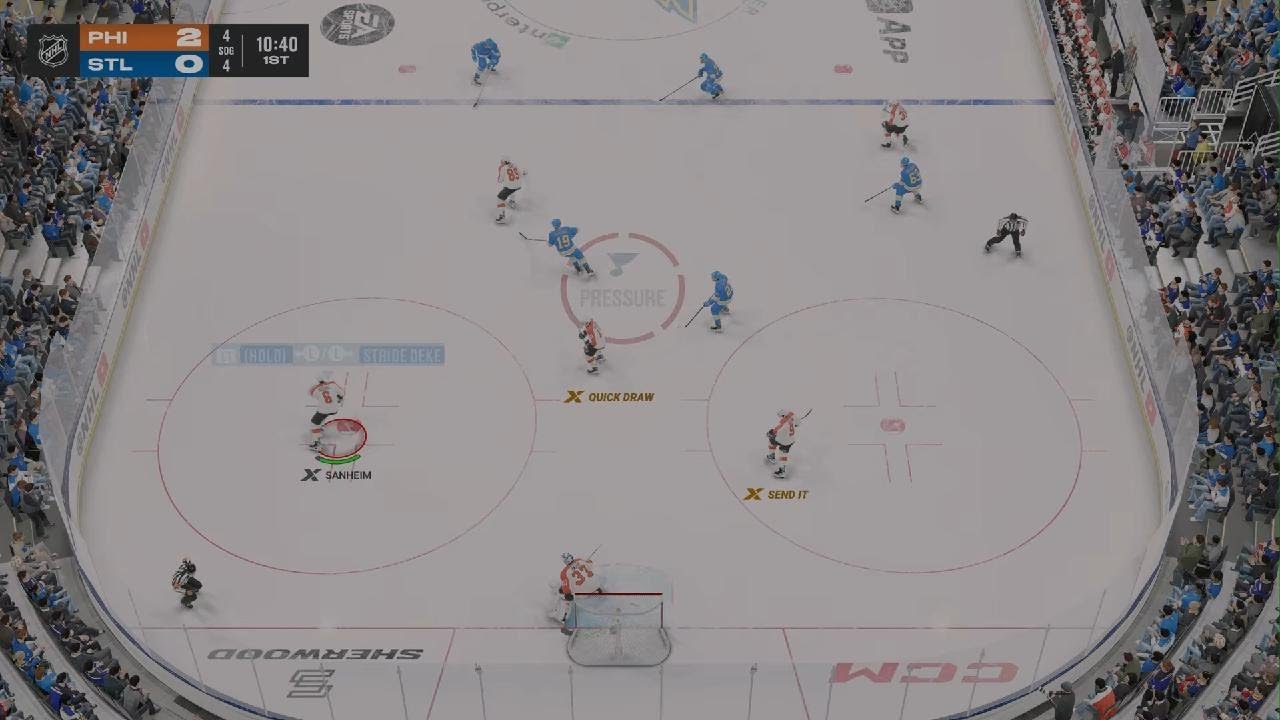 NHL 26 Philly Flyas vs St Louis Blues season game