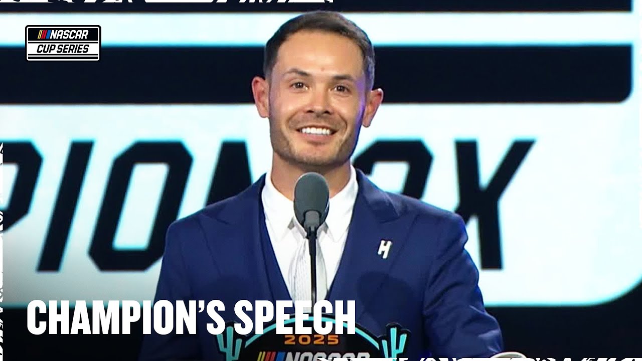 Kyle Larson's FULL Championship Speech | 2025 NASCAR Awards