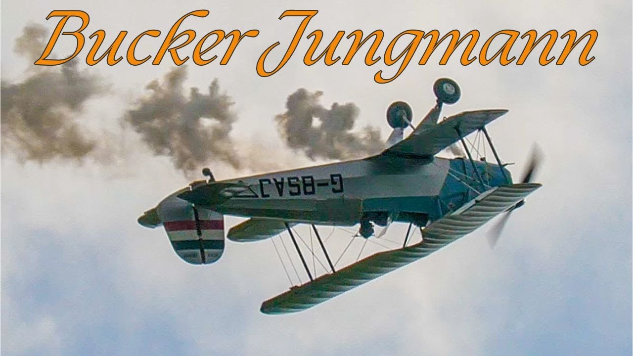 Bücker Jungmann Wows the Crowd at Duxford Flying Finale | Vintage Aerobatics at Its Best