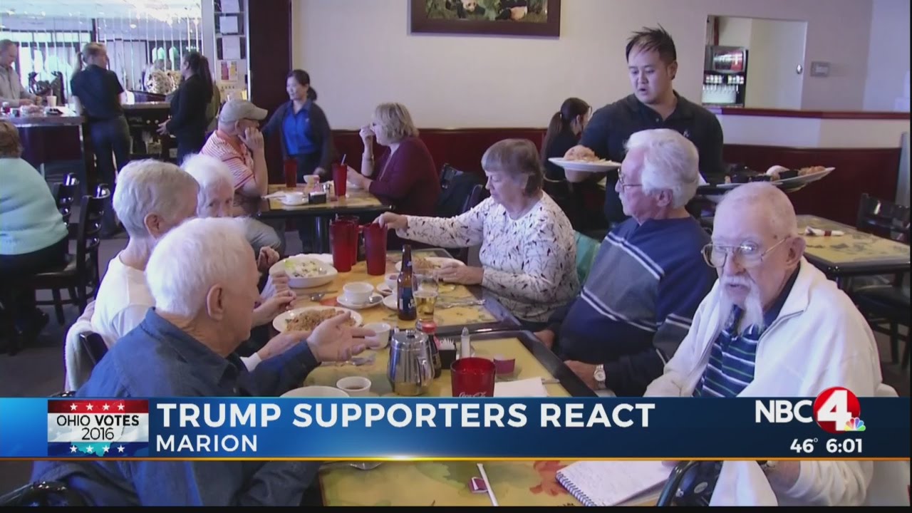 Trump supporters react