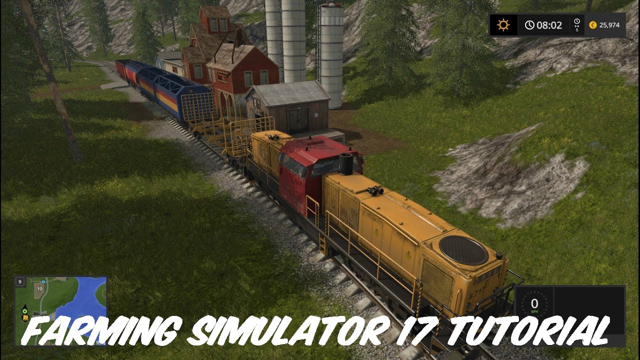 Farming Simulator 17 Tutorial - How To Use The Trains | FS17 Tutorials
