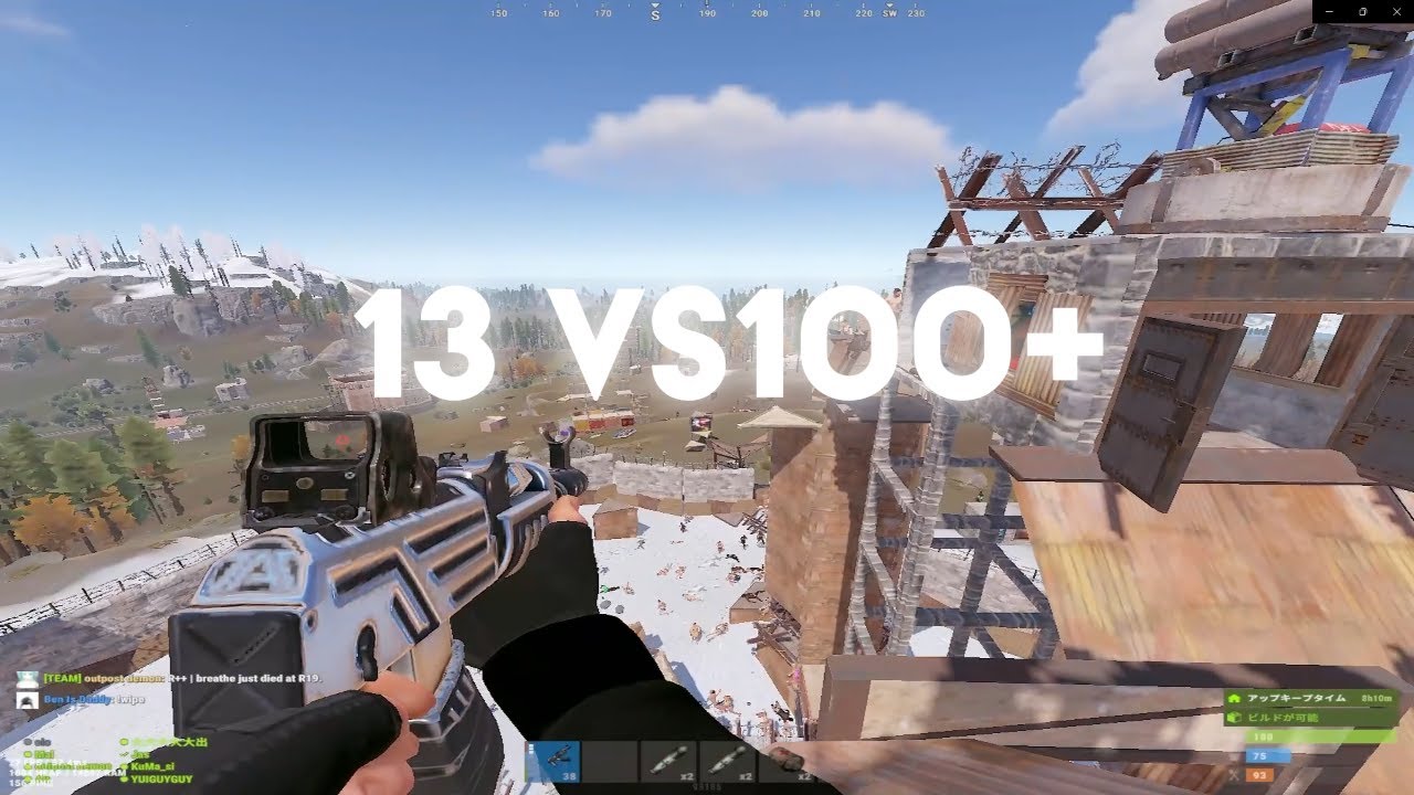 THE BIGGEST RAID DEFENSE IN RUST HISTORY | 13 V 100+ | SWC vs CaptainMyko