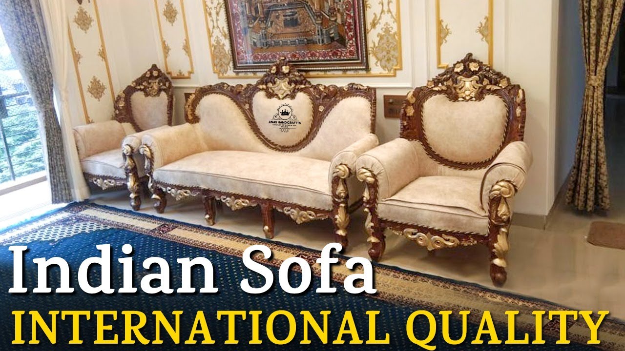 Indian carving sofa set, Pocket friendly | सबसे सस्ता सोफा Anas Pune - Maharashtra #carvingfurniture