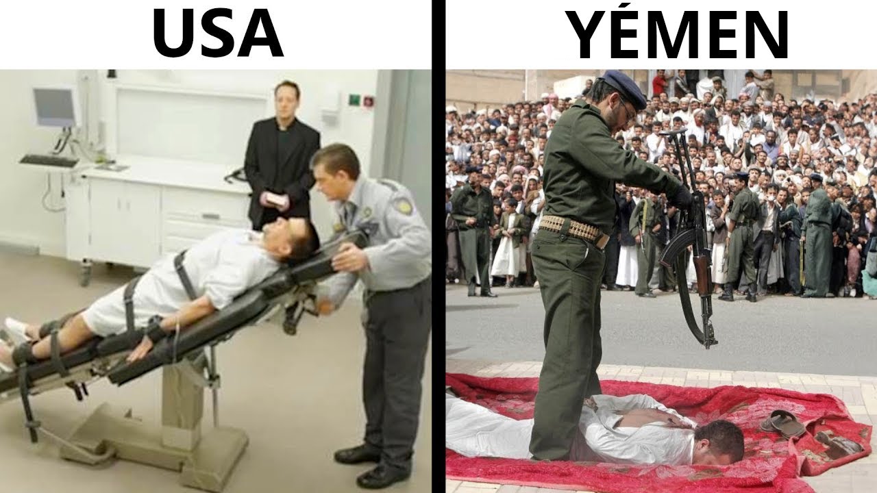 Voici comment la peine de mort diffère selon les pays