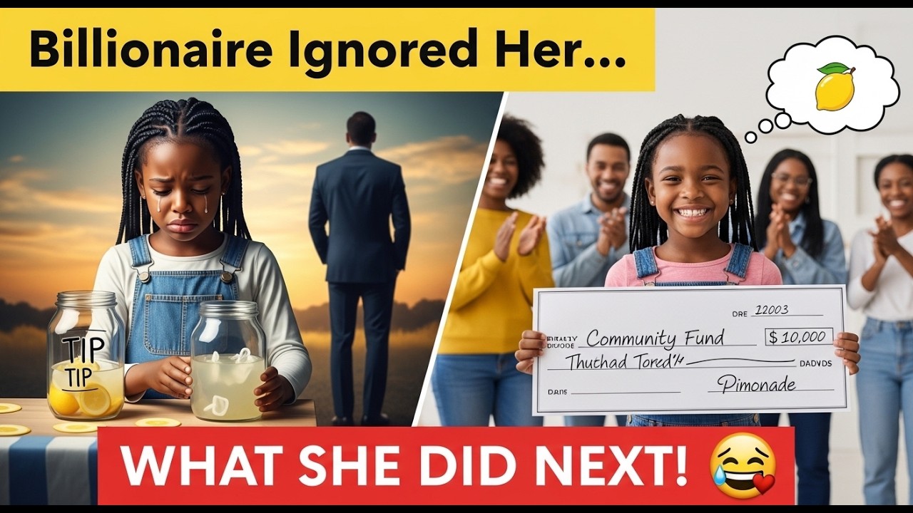 Billionaire Ignored a Black Girl Trying to Sell Lemonade — What She Did Next LEFT EVERYONE IN TEARS…