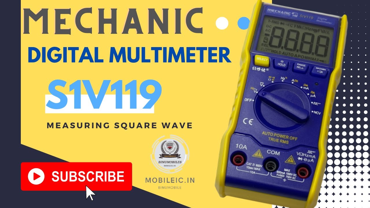 MECHANIC SIV119 TEMPERATURE MEASUREMENT DIGITAL Multimeter FOR MOBILE PHONE REPAIR TOOL