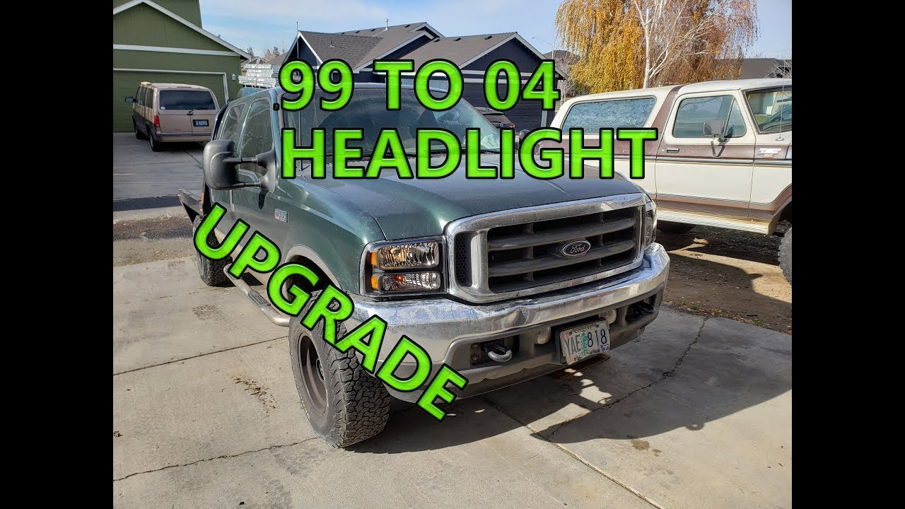 1999 TO 2004 SUPER DUTY HEADLIGHT UPGRADE