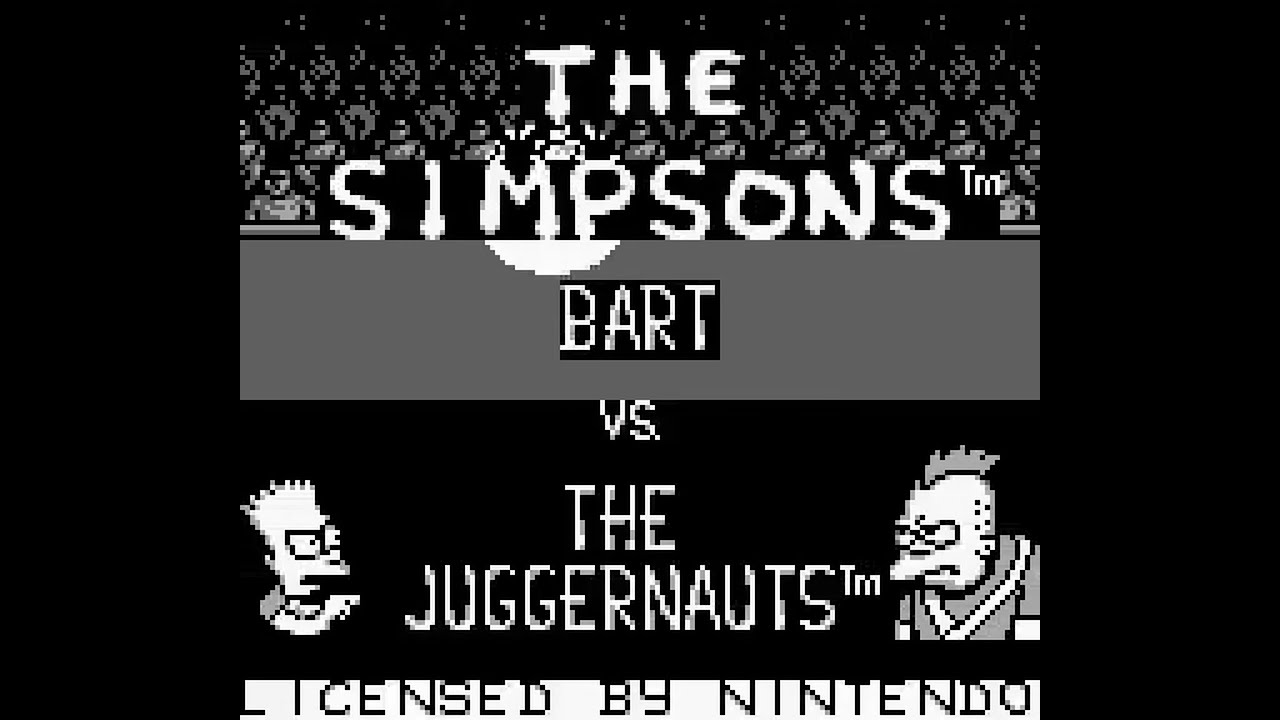 Game Boy Longplay [054] The Simpsons: Bart vs. The Juggernauts (US/EU)