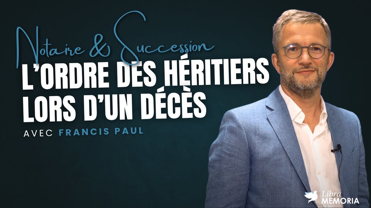 Quel est l'ordre des héritiers lors d'un décès avec un conjoint survivant ?
