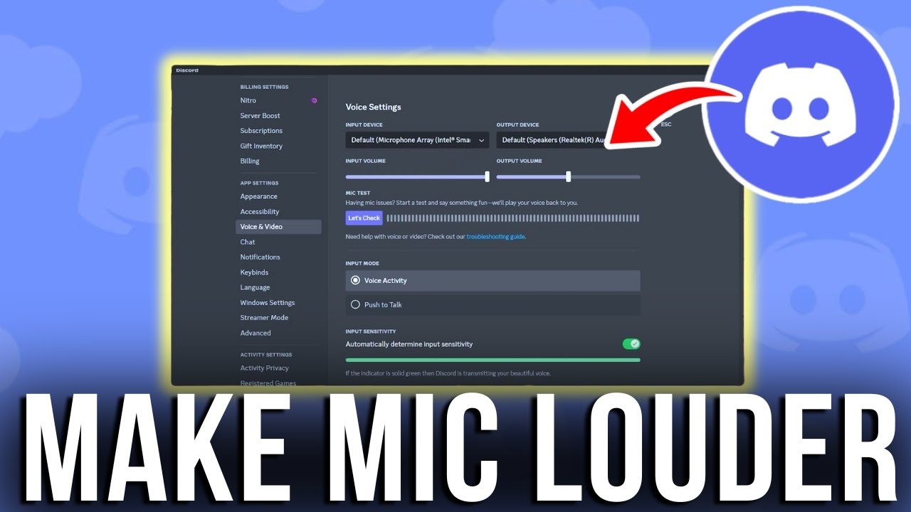 How to Make Your Mic Louder on Discord for PC