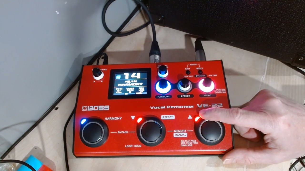 Boss ve 22 factory presets