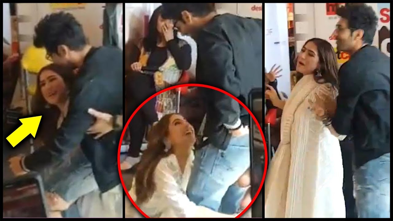 Sara Ali Khan LIFTS Kartik Aaryan In PUBLIC | Love Aaj Kal Promotions
