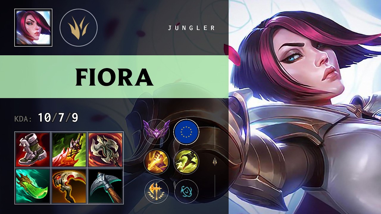 Fiora Jungle vs Ekko - EUW Master Patch 26.12