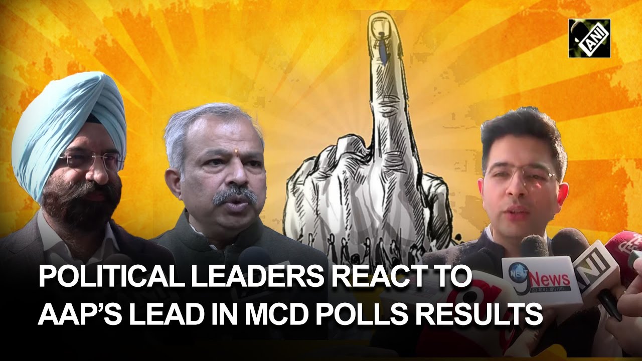 MCD Elections 2022 Results: AAP celebrations break out across Delhi, political leaders react