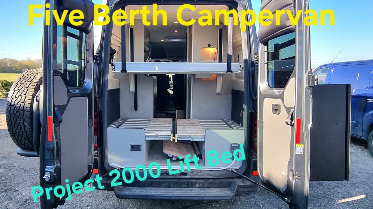 MAN TGE ELECTRIC LIFT BED. NOW A FIVE BERTH CAMPERVAN ! 2025 MAN TGE LWB
