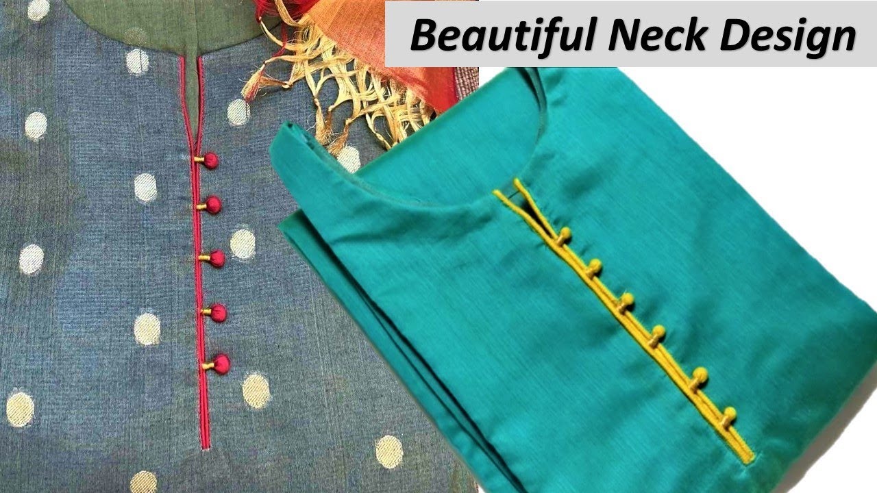 Elegant Office Wear Neckline Design (DIY)