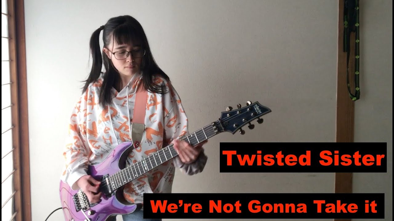 Twisted Sister - We're Not Gonna Take it - #cover guitar #トゥイステッドシスター