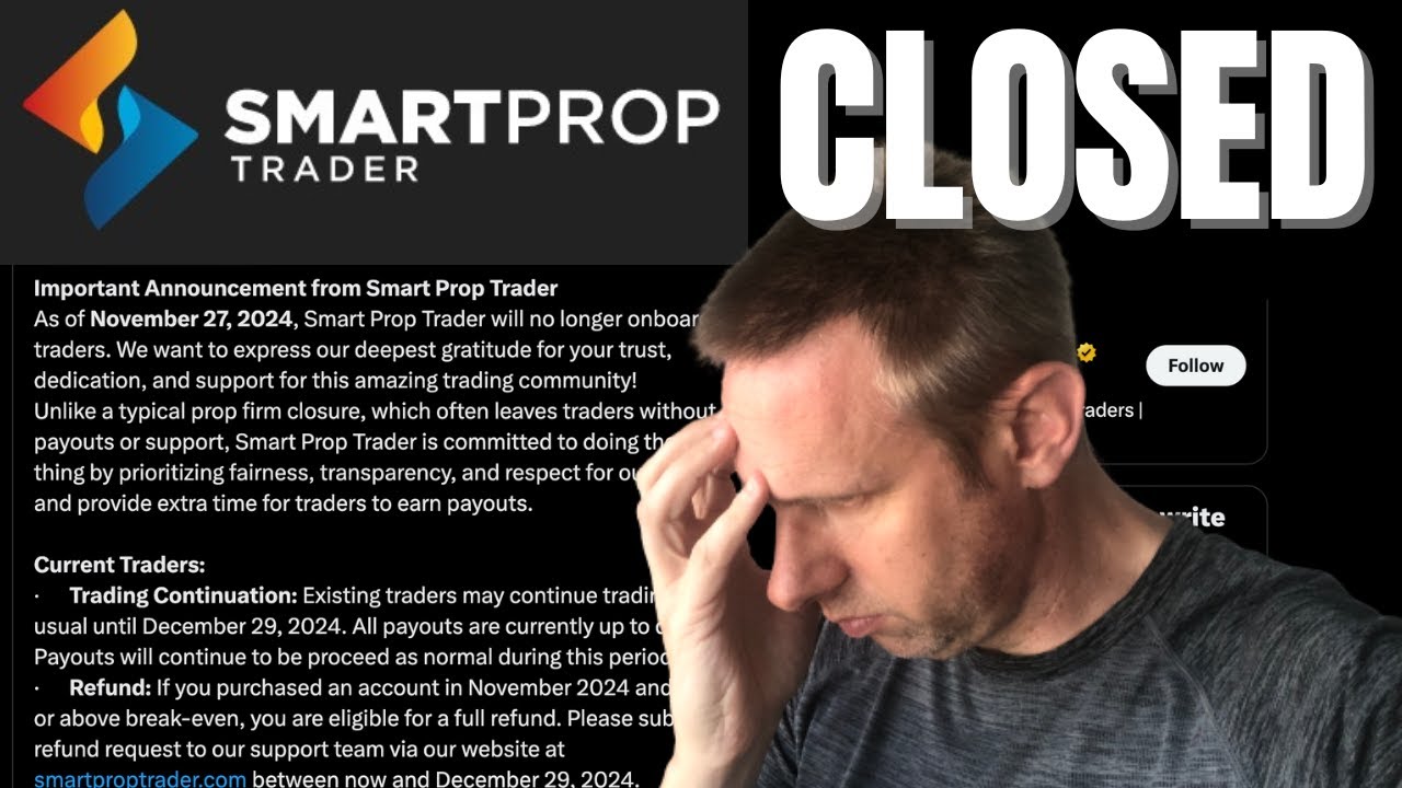 SMART PROP TRADER CLOSING DOWN - The End of another Prop Firm