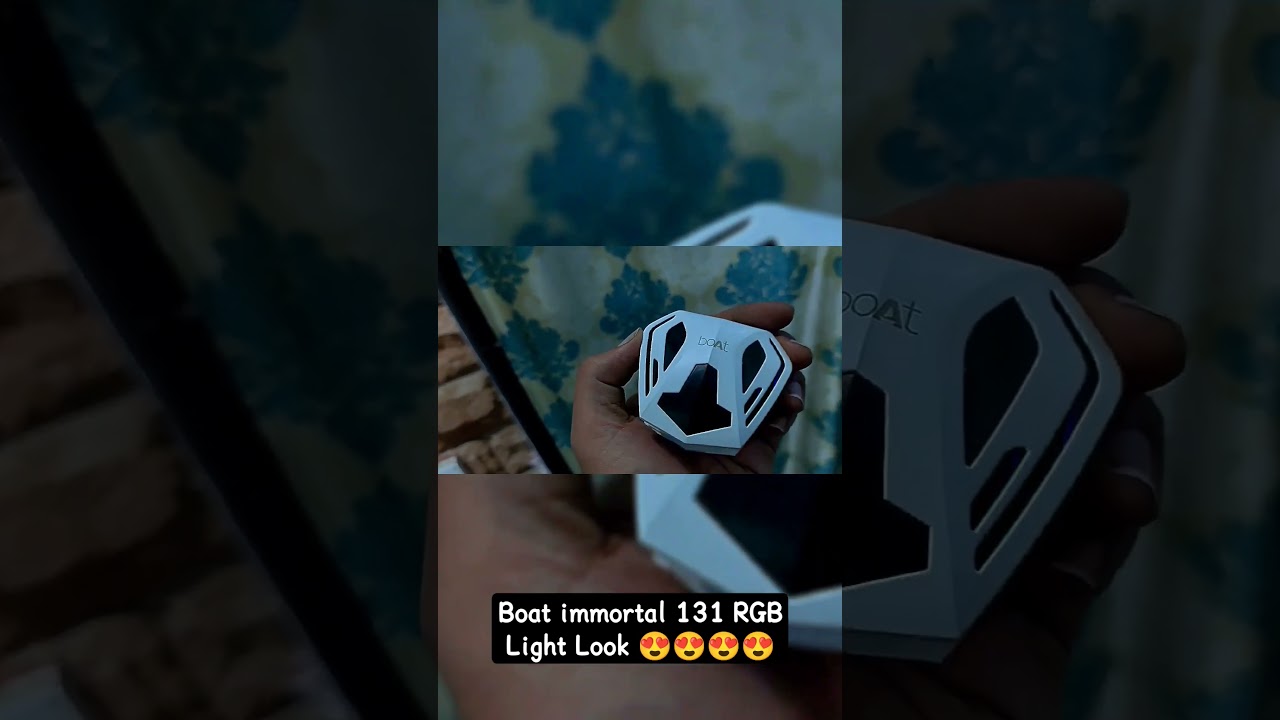 Boat immortal 131 rgb light look 😍 