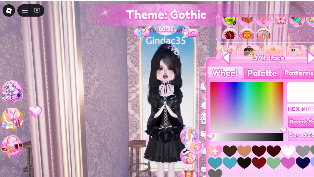 Dress to impress difficult themes 
