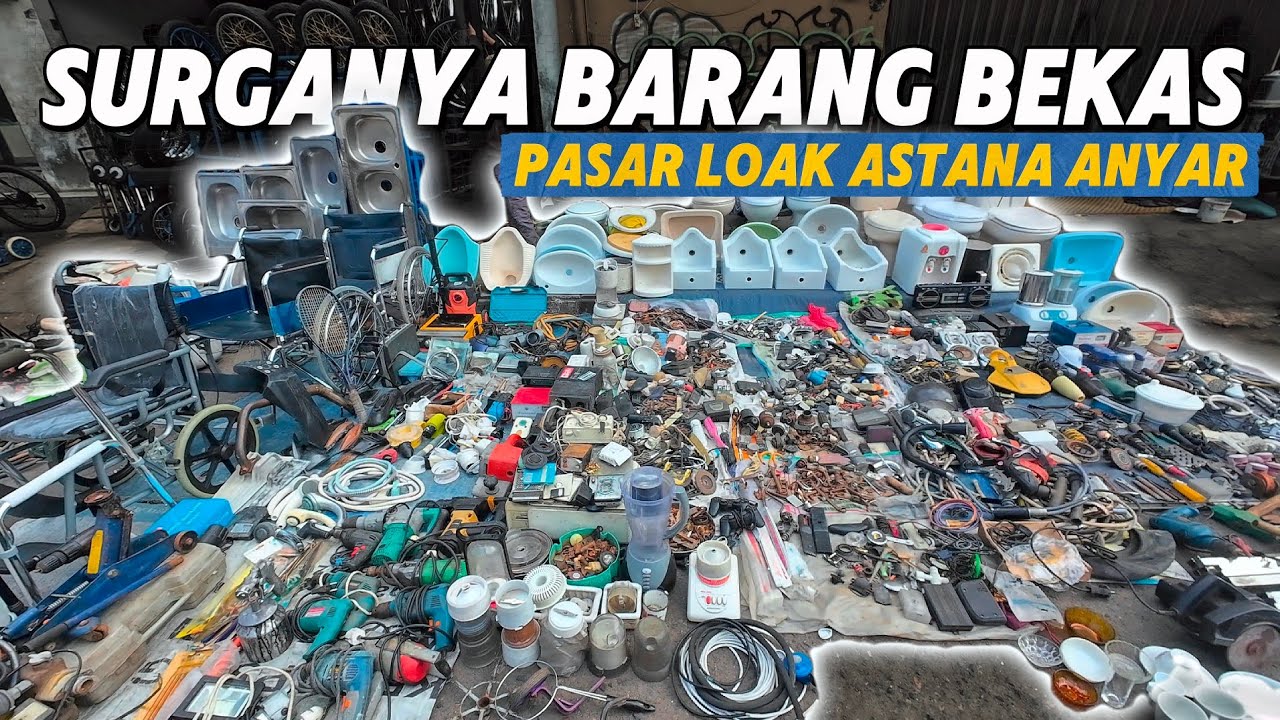 SEGALA BARANG ANTIK DAN UNIK ADA DISINI❗| Pasar Loak Astana Anyar Bandung