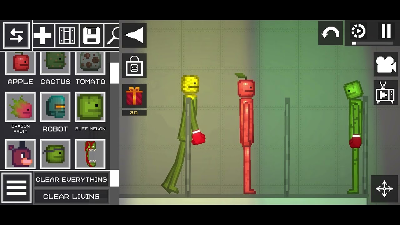Melon and corn boxing match