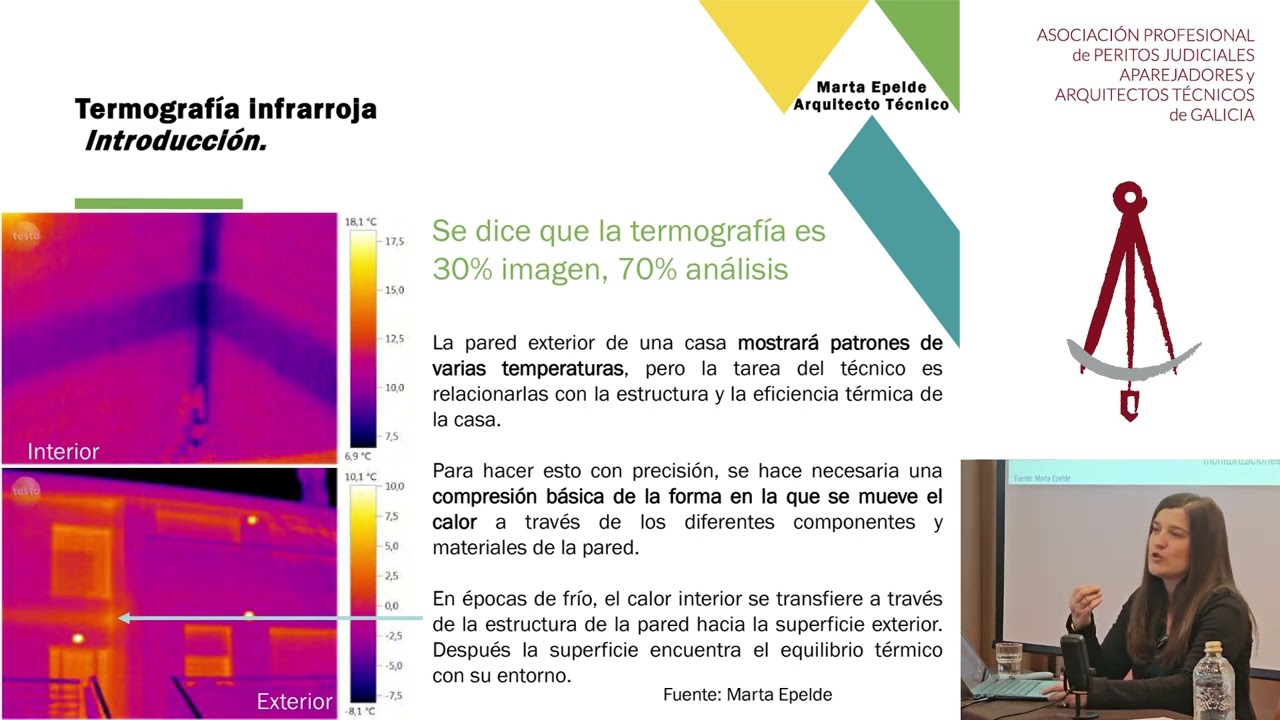 JORNADA TÉCNICA TERMOGRAFÍA - MARTA EPELDE - ASOCIACIÓN PROF PERITOS APAREJADORES ARQUITECTOS AT