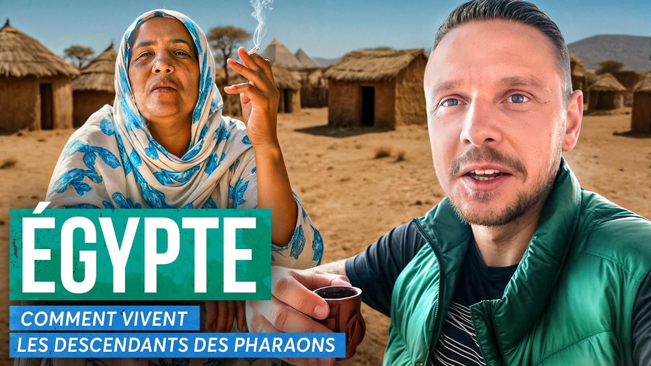 Les restes de l'Égypte antique : d'une grande civilisation à un village pauvre. Assouan, Nubiens