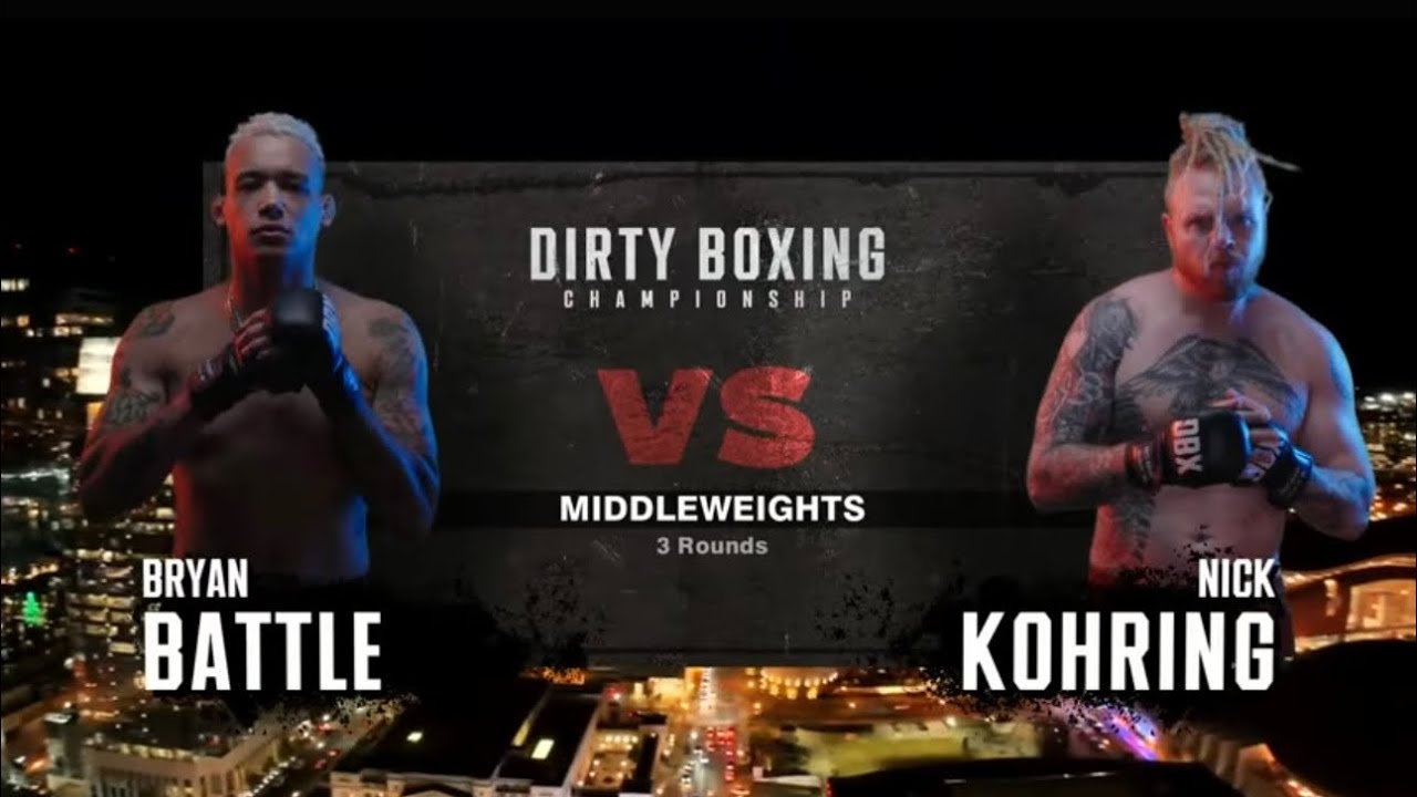 Брайан Баттл против Ника Коринга. Полный бой | Dirty Boxing 4