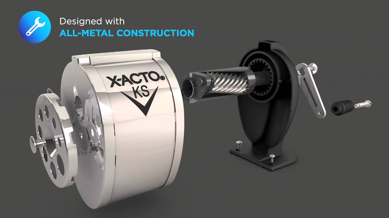 X-ACTO&reg; KS&trade; Manual Classroom Pencil Sharpener (1031)