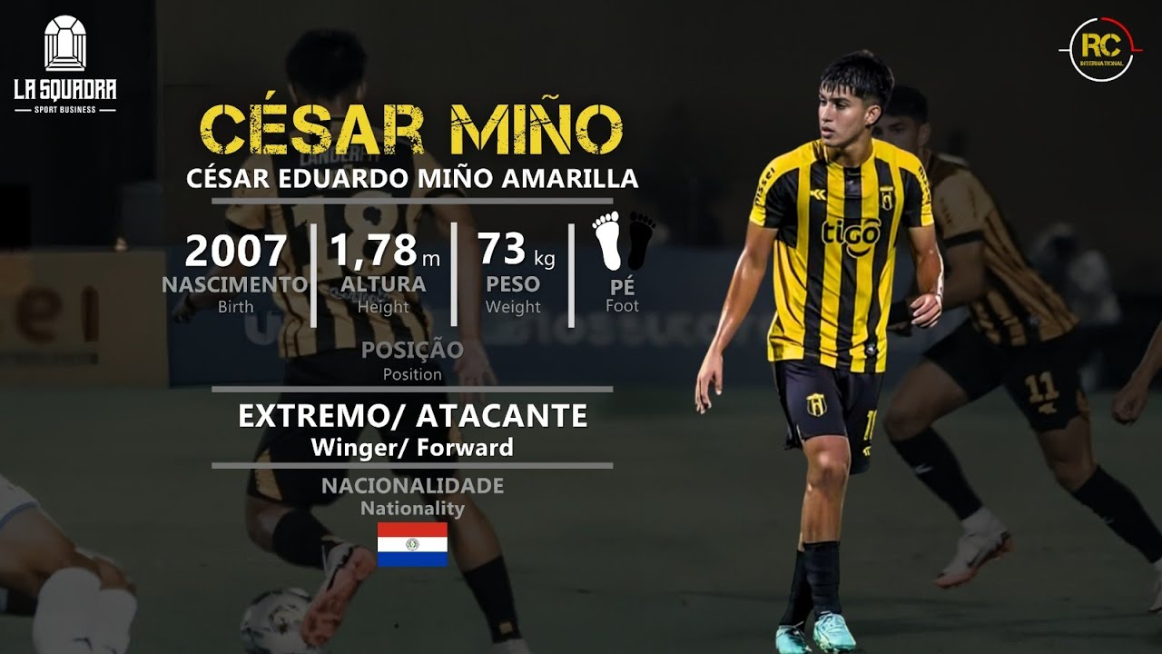 César Miño - Extremo / Atacante (Winger / Forward) - 2007 (2024)