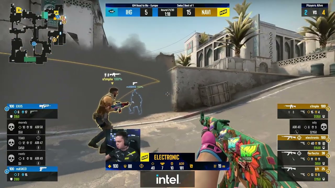 Electronic gets 41 kills in regulation!