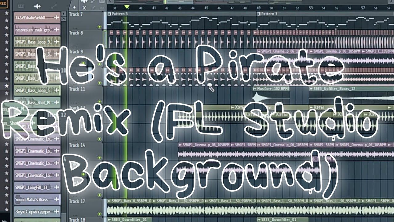 Skyper EXE - He's a Pirate Remix (FL Studio Background)