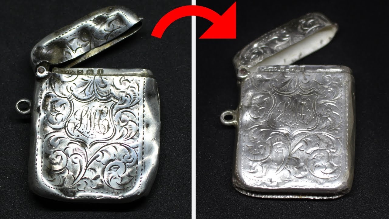 ANTIQUE SILVER VESTA CASE RESTORATION (1910-1911)
