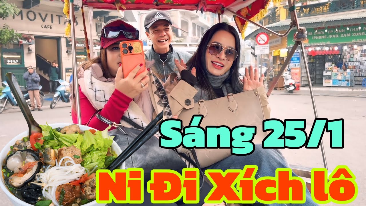 Hồng Ni Cùng BS Huy Lê Đi Ăn Sáng Món Đặc Sản Ở Hà Nội